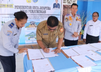 Plt Sekda Kota Jayapura Resmikan 5 Dermaga dan Terminal Mesran di Tahun 2025