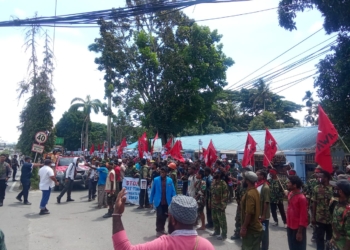 Memperingati Hari HAM Sedunia, KNPB Wilayah Sentani Gelar Aksi Damai