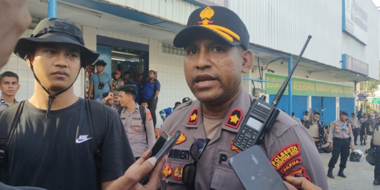 Peringati Hari HAM Sedunia: Polresta Jayapura Kota menurunkan 700 Personel Dengan Pola Pengamanan Berlapis