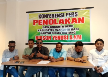 KMP3R Papua Tolak PAW Anggota DPRK Waropen, Nikson Yenusi