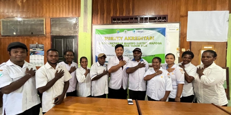 ‎Upaya Meningkatkan Pelayanan kesehatan, Dinkes Nabire Survey Akreditasi 2 Puskesmas
