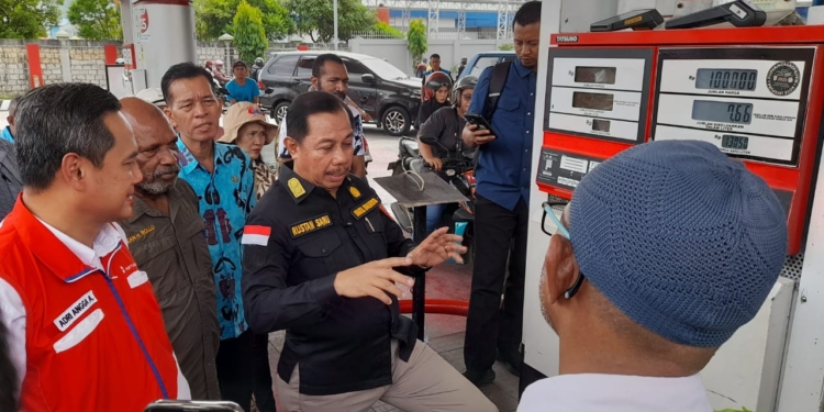 SPBU Entrop Beri Apresiasi Kunjungan Pemkot Jayapura Terkait Ketersediaan Stok BBM