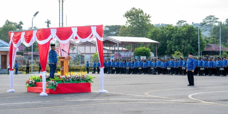 Pimpin Apel Gabungan, Wagub Papua Tengah Deinas Geley Soroti Loyalitas, Disiplin, dan Mental ASN