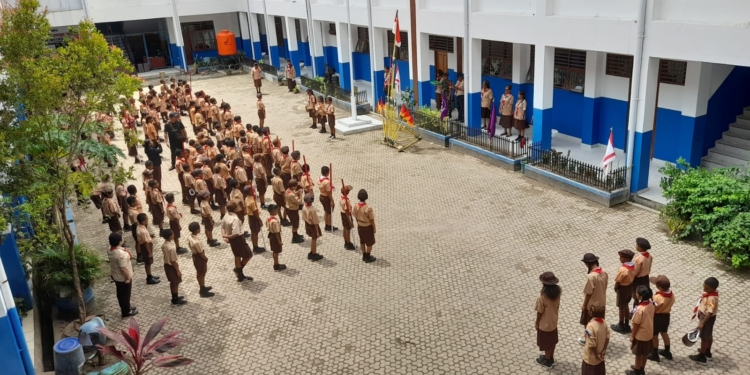 Bangun Karakter Sejak Dini, SD YPK I dan II Senasaba Gelar Persami Perdana 2026