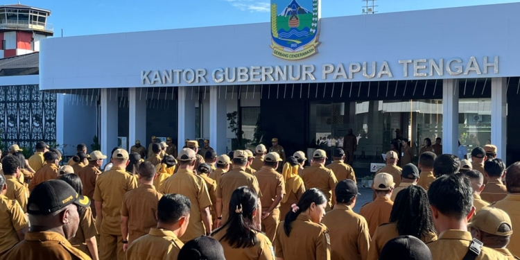Apel Pagi Pemprov Papua Tengah, Semua ASN Dituntut Disiplin Dan Selaraskan Program Visi Gubernur