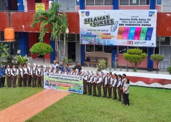 Hari Terakhir UKK SNK Pariwisata Papua, Kepsek Tegaskan Pentingnya Sertifikasi Keahlian bagi Siswa