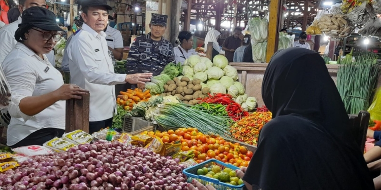 H-22 Lebaran, Harga Telur dan Bumbu Dapur di Pasar Hamadi Masih Stabil