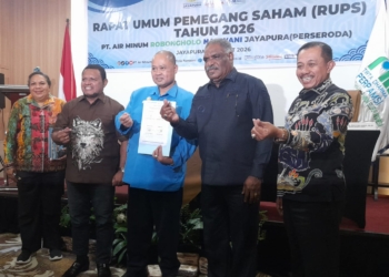 RUPS 2026 Tukang Ledeng Jayapura Digelar, Wali Kota Tekankan Peningkatan Layanan Air Bersih