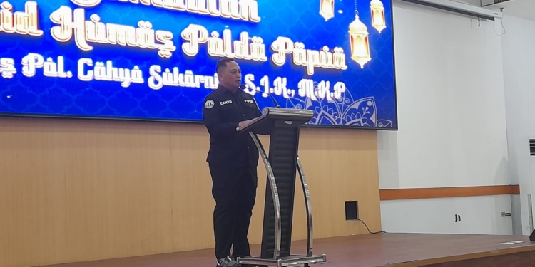 Humas Polda Papua Buka Puasa Bersama Anak Muslim Wamena dan Insan Pers, Pererat Silaturahmi di Bulan Ramadan