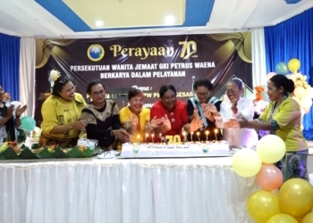 70 Tahun Setia: PW GKI Petrus Waena Rayakan Iman, Budaya, dan Kepedulian