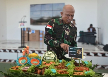 HUT ke-54 Korem 173/PVB, Prajurit Gelar Olahraga Bersama dan Syukuran