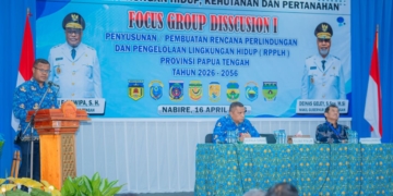 Gelar FGD RPPLH , Papua Tengah Siapkan Arah Kebijakan Lingkungan Berkelanjutan