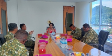 Perkuat Sinergitas Antar Lembaga, Dankodaeral X Jayapura Berkunjung ke MRP