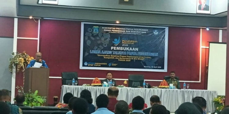 Ajang Talenta Hardiknas 2026 di Wamena, Papua Pegunungan Siapkan Generasi Yang Bisa Bersaing di Nasional