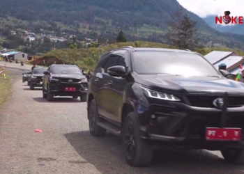 Gubernur Papua Tengah dorong pengaspalan jalan di Puncak