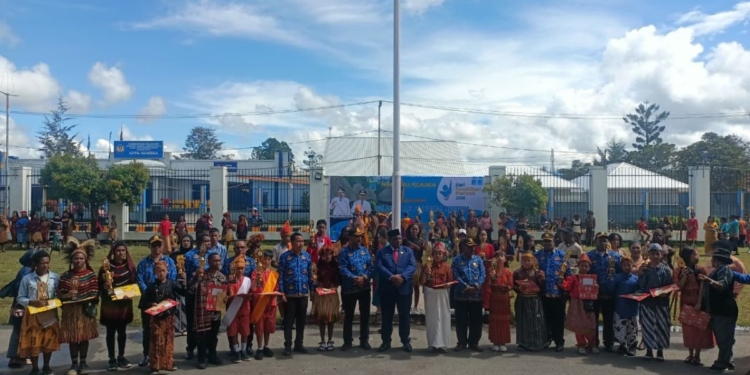 Hardiknas 2026 di Wamena, Papua Pegunungan Tegaskan Komitmen Pendidikan untuk Generasi Emas 2045