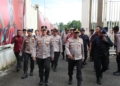 Polisi Gerak Cepat Lakukan Penanganan Kericuhan Usai Laga Playoff Persipura Vs Adyaksa Fc Di Stadion Lukas Enembe