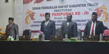Penutupan Paripurna LKPJ Bupati 2025, DPRK Yalimo Minta Pemda Fokus pada Kepentingan OAP