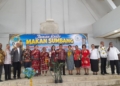 Sekda Papua Hadiri Makan Sumbang, Dukung Pembangunan Gereja Efrata Kayu Batu