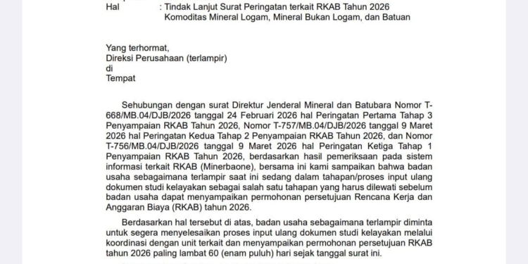 Lebih dari 50 IUP Dibekukan, PT Kristalin Ekalestari Soroti Sistem RKAB dan Tahapan Sanksi