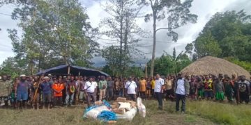 Di Tengah Rasa Takut, Pemerintah Hadir Menyalurkan Bantuan untuk Pengungsi Konflik Wamena