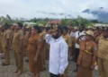 Pemkab Yalimo Siapkan Penertiban ASN Mangkir, Pesan Tegas Bupati Disampaikan Saat Apel Pagi