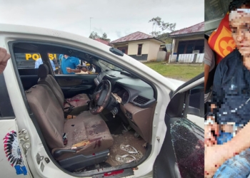 Foto : Humas Polda Papua Tengah.
Keterangan Foto : Seorang sopir menjadi korban serangan KKB berhasil diselamatkan oleh Tim Gabungan Saat Penyerangan KKB di jalur utama Dogiyai-Paniai, Papua Tengah, Minggu (10/5/2026).
