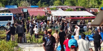 Lima Korban Ledakan Bom Biak Dimakamkan Dalam Satu Liang Lahat