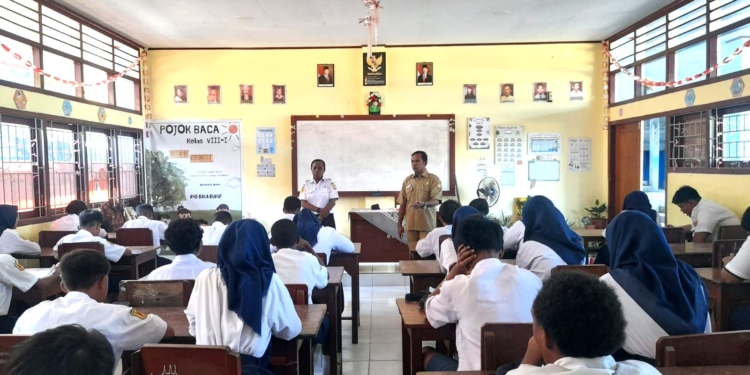 Ujian Kenaikan Kelas Di SMP 9 Jayapura Berbasis CBT, Kepsek Jelaskan Tujuannya