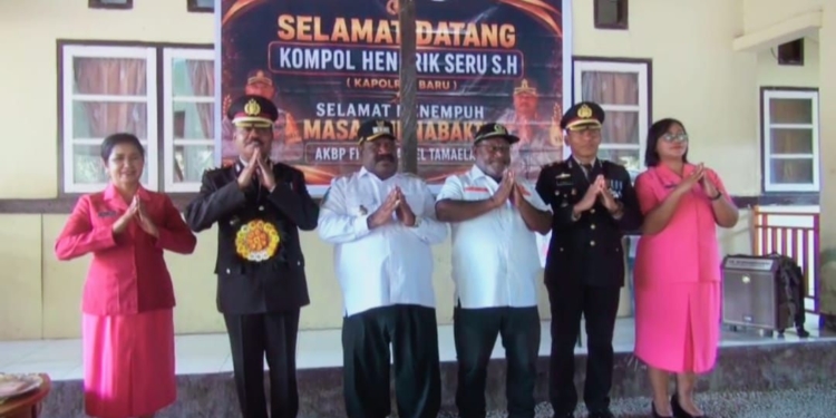Bupati Lanny Jaya Minta Kapolres Baru Pertahankan Kondusivitas dan Perkuat Sinergi Keamanan