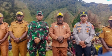 Datangi TKP, Pemkab Lanny Jaya Pastikan Kebenaran Insiden Ledakan yang Tewaskan Seorang Warga Melagi