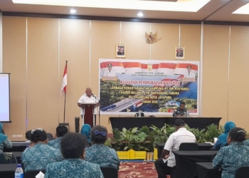 Keterangan : Penutupan Sosialisasi Penguatan Kelembagaan Kampung di Kota Jayapura. (Andika/Nokenlive)