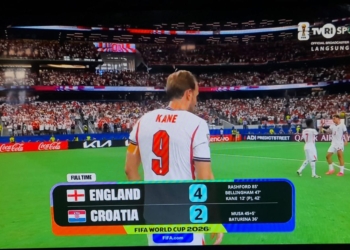 Harry Kane Cetak Brace, Inggris Tekuk Kroasia 4-2