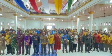 Hadiri Pentahbisan GKII Bukit Zaitun, Elvis Tabuni Ajak Perkuat Kolaborasi Gereja dan Pemerintah