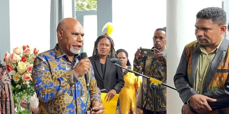 Resmikan GKII Bukit Zaitun, Wagub Papua Tengah Ajak Warga Jaga Kedamaian Papua