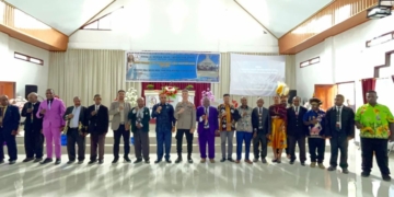 Resmikan GKII Petrus Kalimangga, Bupati Elvis Tabuni Ajak Jemaat Perkuat Kerukunan dan Persatuan