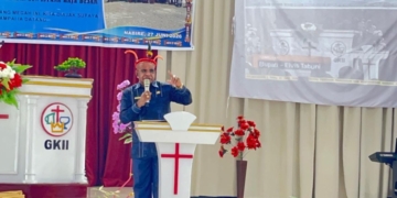 Janji Iman Elvis Tabuni Terwujud, Dua Gereja GKII di Nabire Resmi Dibangun dan Ditahbiskan