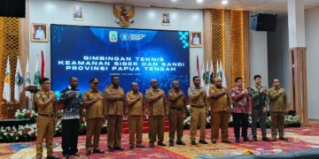 Perkuat Transformasi Digital, Pemprov Papua Tengah Gelar Bimtek Keamanan Siber dan Persandian