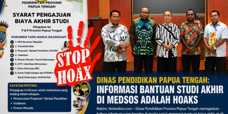Dinas Pendidikan Papua Tengah Bantah Pengajuan Bantuan Studi Lewat Dinas