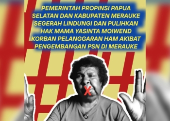 Koalisi Penegak Hukum dan HAM Papua desak Pemprov Papua Selatan lindungi hak Mama Yasinta