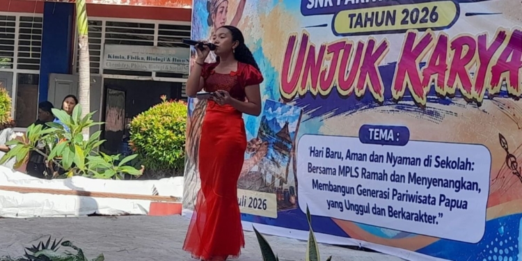 Unjuk Karya Siswa Tutup MPLS Ramah 2026 di SNK Pariwisata Papua