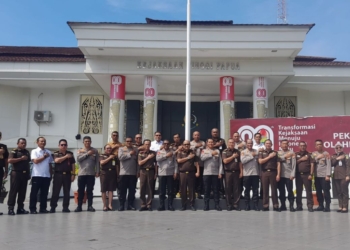 Perkuat Sinergitas antar Penegak Hukum Kajati Terima Kunjungan Kapolda Papua sekaligus Bahas KUHP Baru dengan KPK RI