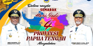 Meriahkan HUT ke-4 Papua Tengah, Pemprov Gelar Nobar Final Piala Dunia dan Bazar UMKM
