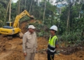 Bupati Yalimo Tinjau Pembukaan Jalan Hubliki-Abenaho, Akses ke Jalan Trans Papua Dipercepat
