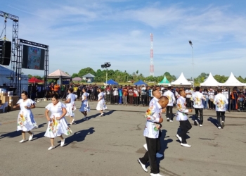 Pemprov Papua Tengah gaungkan pelestarian budaya melalui lomba Yospan di Hari Jadi Ke-IV
