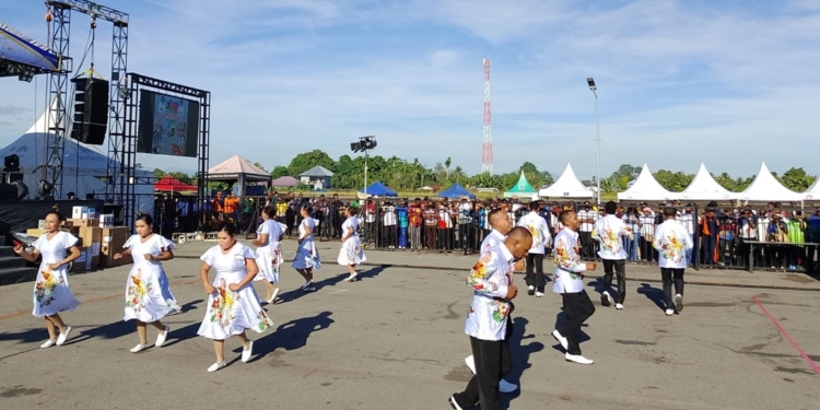 Pemprov Papua Tengah gaungkan pelestarian budaya melalui lomba Yospan di Hari Jadi Ke-IV