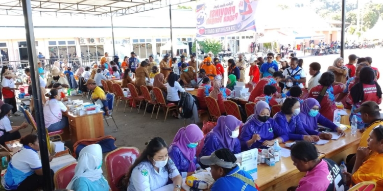 Dinkes Papua Tengah layani cek kesehatan gratis pada Semarak Hari Jadi ke-IV