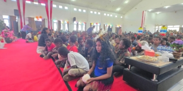 Sekda Nenu Tabuni ajak masyarakat lindungi anak demi wujudkan Puncak Emas 2045