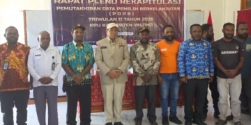 KPU Yalimo Rekapitulasi PDPB Triwulan II 2026, DPT Bertambah Jadi 91.854 Pemilih