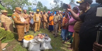 Bupati Yalimo Sambut Aspirasi Mama-Mama Hubliki, Siapkan Gudang Penampungan Hasil Bumi Lewat Program Kopdes